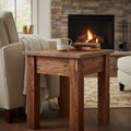 Rustic Reclaimed Wood Side Table